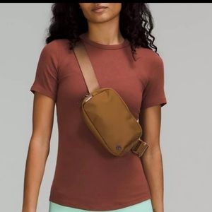 NWT Burnt Caramel Lululemon Everywhere Belt Bag/Fanny Pack